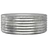 vidaXL aia taimelava, galvaniseeritud teras, 100x100x36 cm, h&otilde;bedane