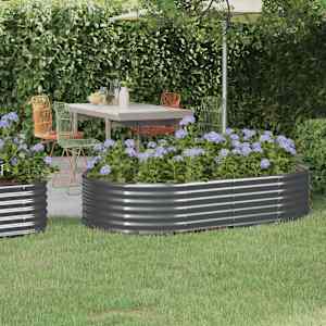 Visoka greda iz cinkanega jekla 175x100x36 cm antracit