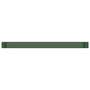 vidaXL Aukštas sodo lovelis, žalias, 507x100x36cm, cinkuotas plienas