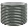 vidaXL aia taimelava, galvaniseeritud teras, 100x100x68 cm, hall