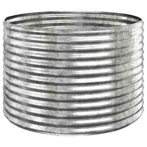 vidaXL aia taimelava, galvaniseeritud teras, 100x100x68 cm, h&otilde;bedane