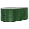 vidaXL aia taimelava, galvaniseeritud teras, 175x100x68 cm, roheline