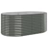 vidaXL aia taimelava, galvaniseeritud teras, 175x100x68 cm, hall