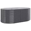 vidaXL aia taimelava, galvaniseeritud teras, 175x100x68 cm, antratsiit