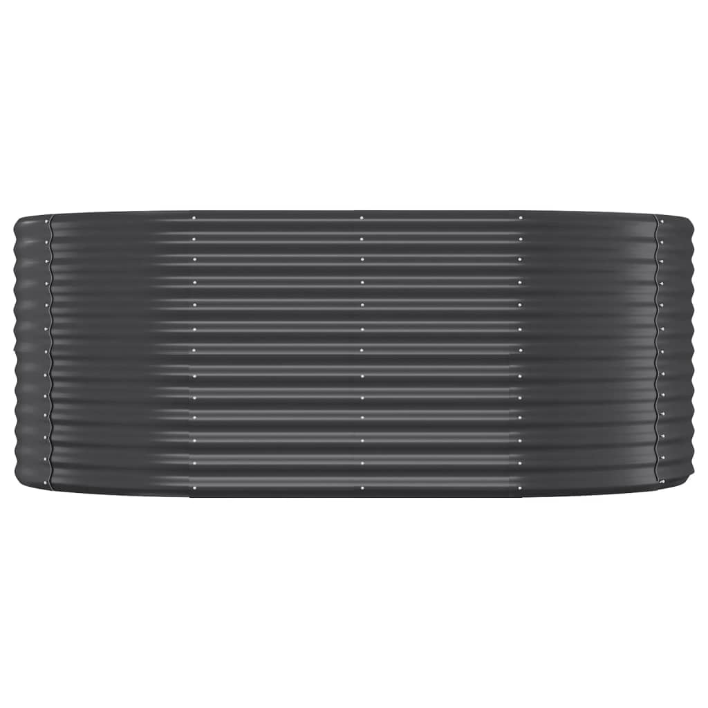 vidaXL Strat înălțat grădină 175x100x68 cm oțel vopsit electrostatic