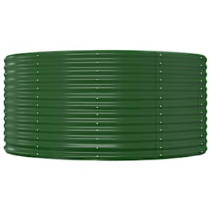 vidaXL Ζαρντινιέρα Πράσινη 140x140x68εκ Ατσάλι με Ηλεκτρ. Βαφή Πούδρας
