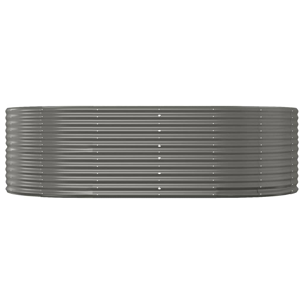 Thumbnail - vidaXL Hochbeet Grau 212x140x68 cm Verzinkter Stahl