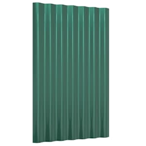Střešní panely 12 ks pozinkovaná ocel zelené 60 x 36 cm - obrázek 3