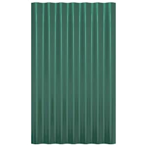 Střešní panely 12 ks pozinkovaná ocel zelené 60 x 36 cm - obrázek 4