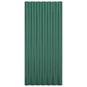 Střešní panely 12 ks pozinkovaná ocel zelené 80 x 36 cm - obrázek 4