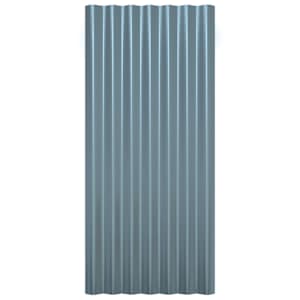 Střešní panely 12 ks pozinkovaná ocel šedé 80 x 36 cm - obrázek 4
