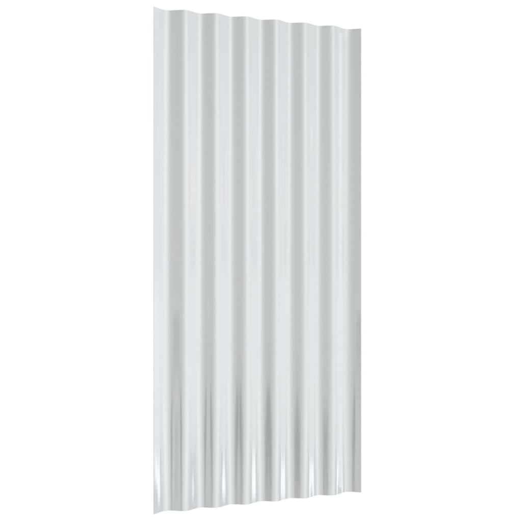 36 db antracitszürke porszórt acél tetőpanel 80x36 cm 