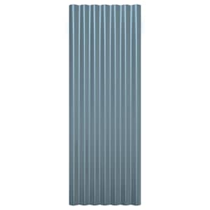Střešní panely 12 ks pozinkovaná ocel šedé 100 x 36 cm - obrázek 4