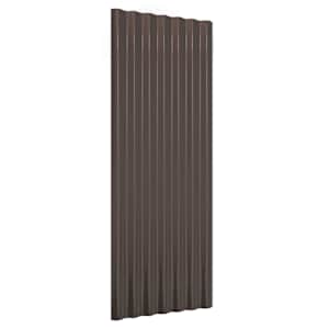 Střešní panely 12 ks pozinkovaná ocel hnědé 100 x 36 cm - obrázek 3