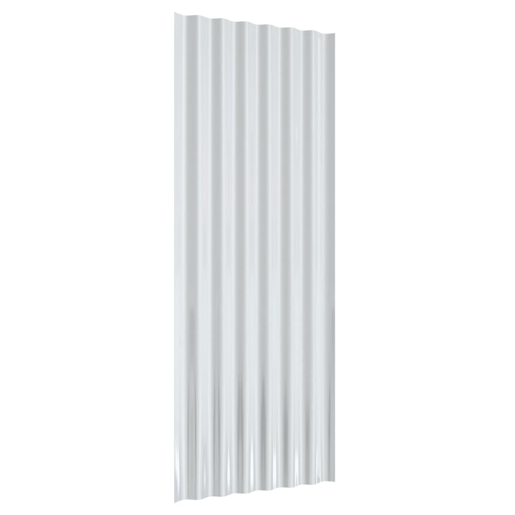 12 db antracitszürke porszórt acél tetőpanel 100 x 36 cm 