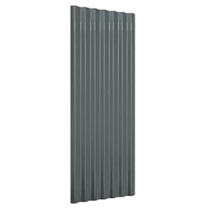 Střešní panely 12 ks pozinkovaná ocel antracit 100x36 cm - obrázek 3
