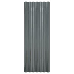 Střešní panely 12 ks pozinkovaná ocel antracit 100x36 cm - obrázek 4