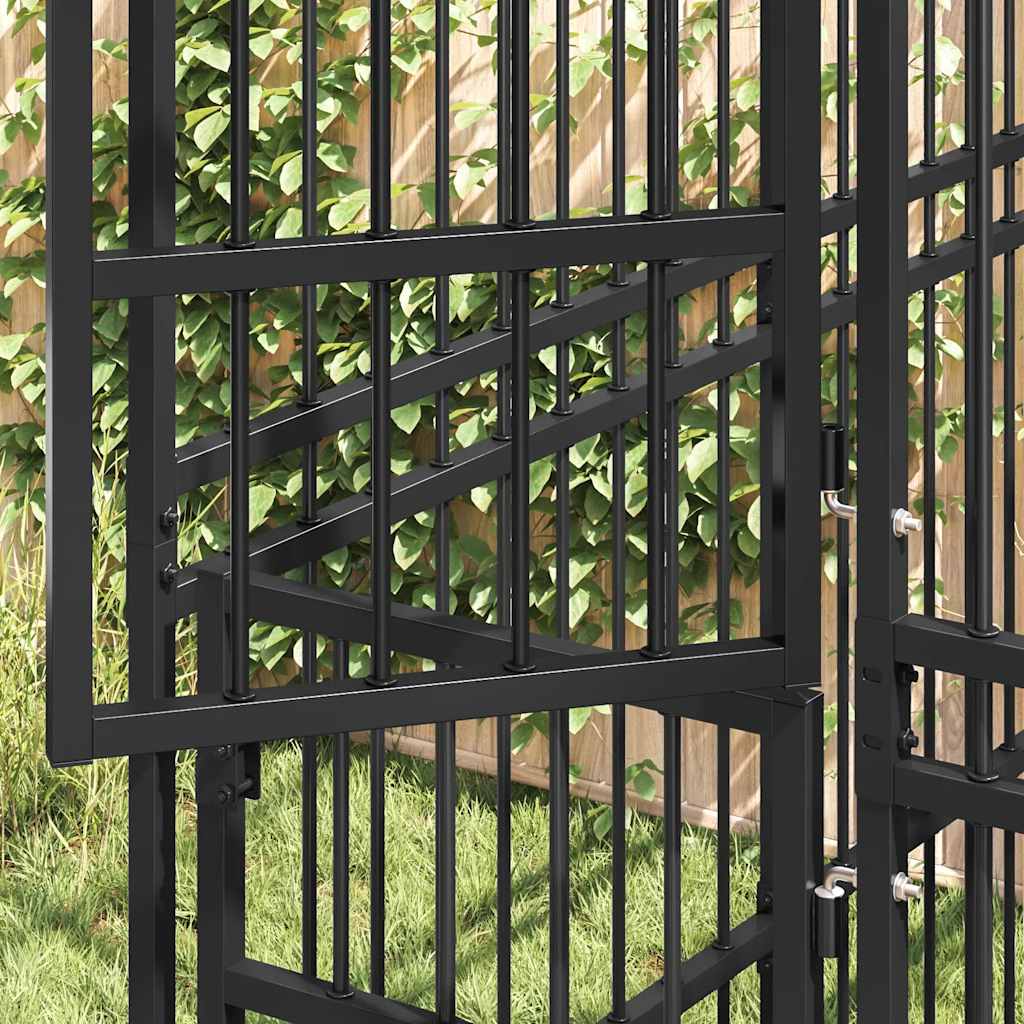 Thumbnail - vidaXL Outdoor-Hundezwinger Stahl 12,9 m²