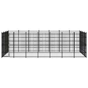Venkovní psí kotec ocel 25,8 m² - obrázek 2