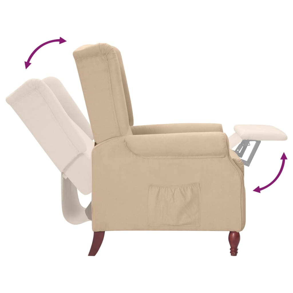 Tópszínű mikroszálas szövet magas háttámlás dönthető fotel 