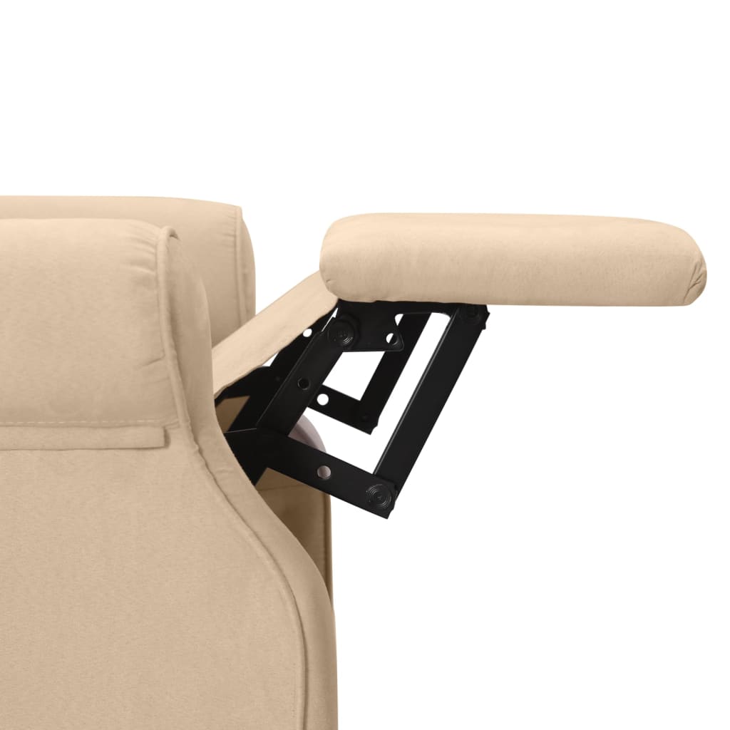 Tópszínű mikroszálas szövet magas háttámlás dönthető fotel 