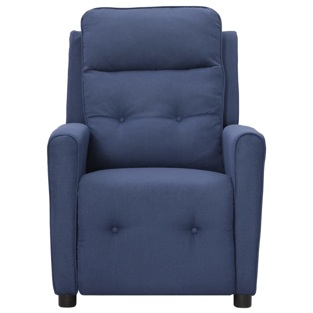 

vidaXL Fauteuil verstelbaar stof blauw