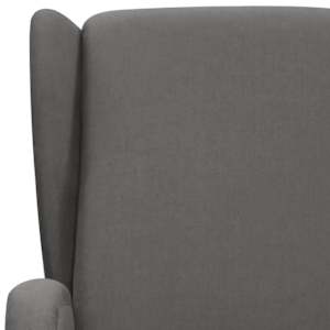 Masážní křeslo světle šedé textil - obrázek 8