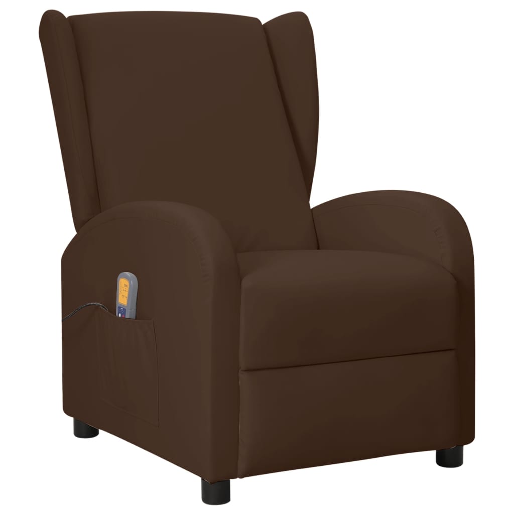 Fauteuil de massage Marron Similicuir