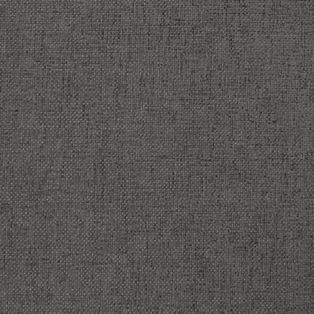 Polohovací křeslo tmavě šedé textil