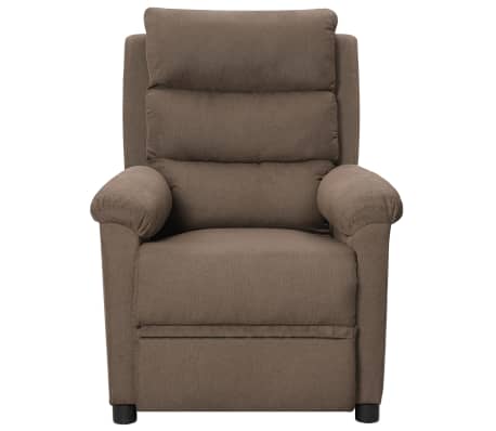 vidaXL Relaxsessel Taupe Stoff