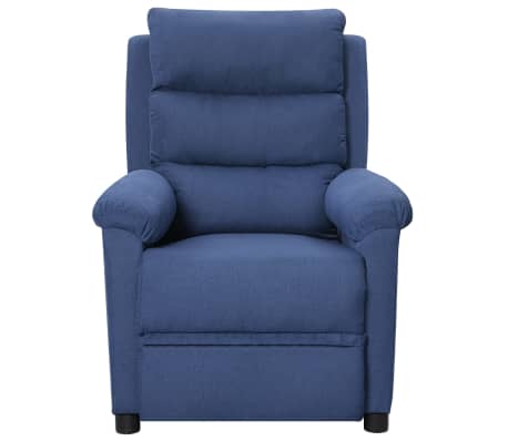 vidaXL Relaxsessel Blau Stoff