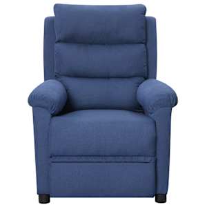vidaXL Relaxsessel Blau Stoff
