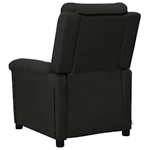 Masážní křeslo černé textil - obrázek 4