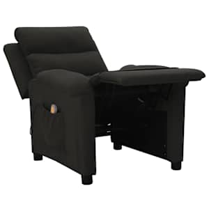 Masážní křeslo černé textil - obrázek 7
