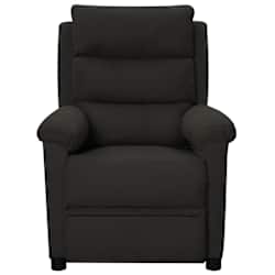vidaXL Massagesessel Schwarz Stoff