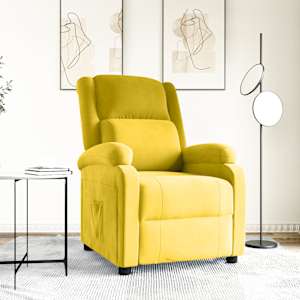 Naslanjač rumen žamet