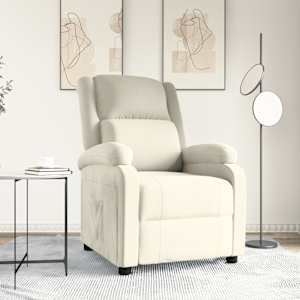 Naslanjač krem žamet