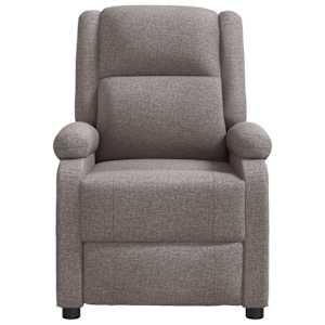 Polohovací křeslo taupe textil - obrázek 3