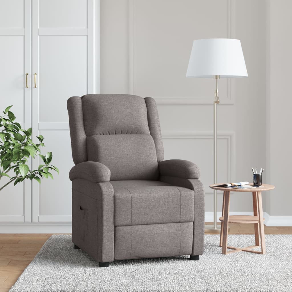 Relaxsessel Taupe Stoff kaufen