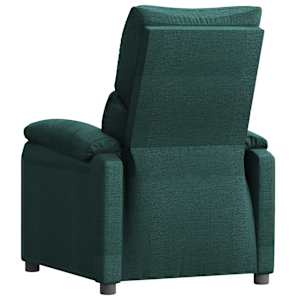 Polohovací křeslo tmavě zelené textil - obrázek 5