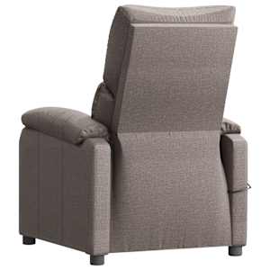 Masážní křeslo taupe textil - obrázek 5