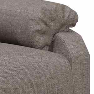 Masážní křeslo taupe textil - obrázek 8