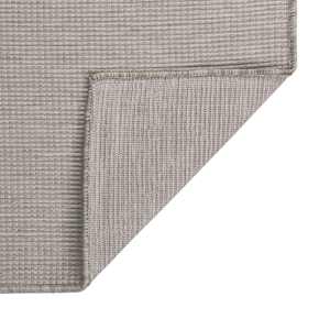 vidaXL Outdoor-Teppich Flachgewebe 80x250 cm Hellgrau