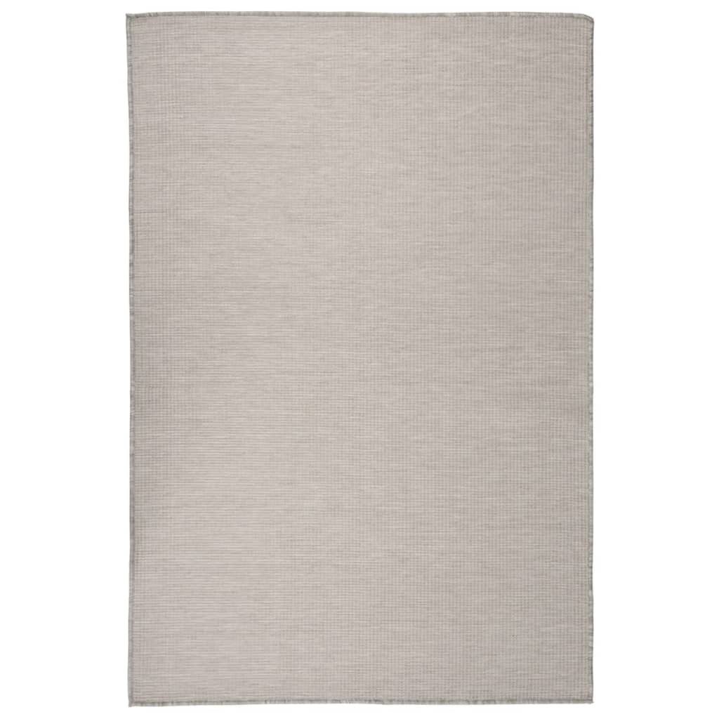 Petrashop  Venkovní hladce tkaný koberec 120x170 cm taupe