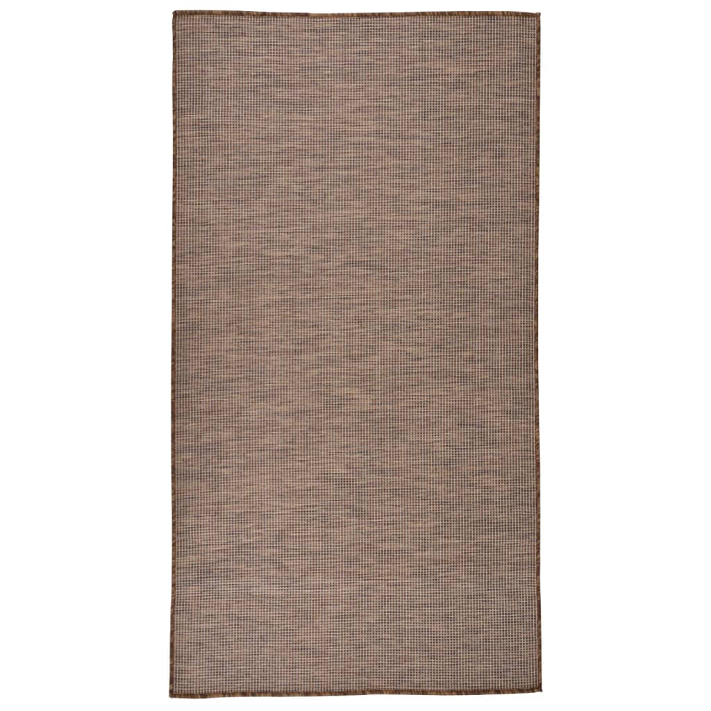 Petrashop  Venkovní hladce tkaný koberec 80x150 cm hnědá