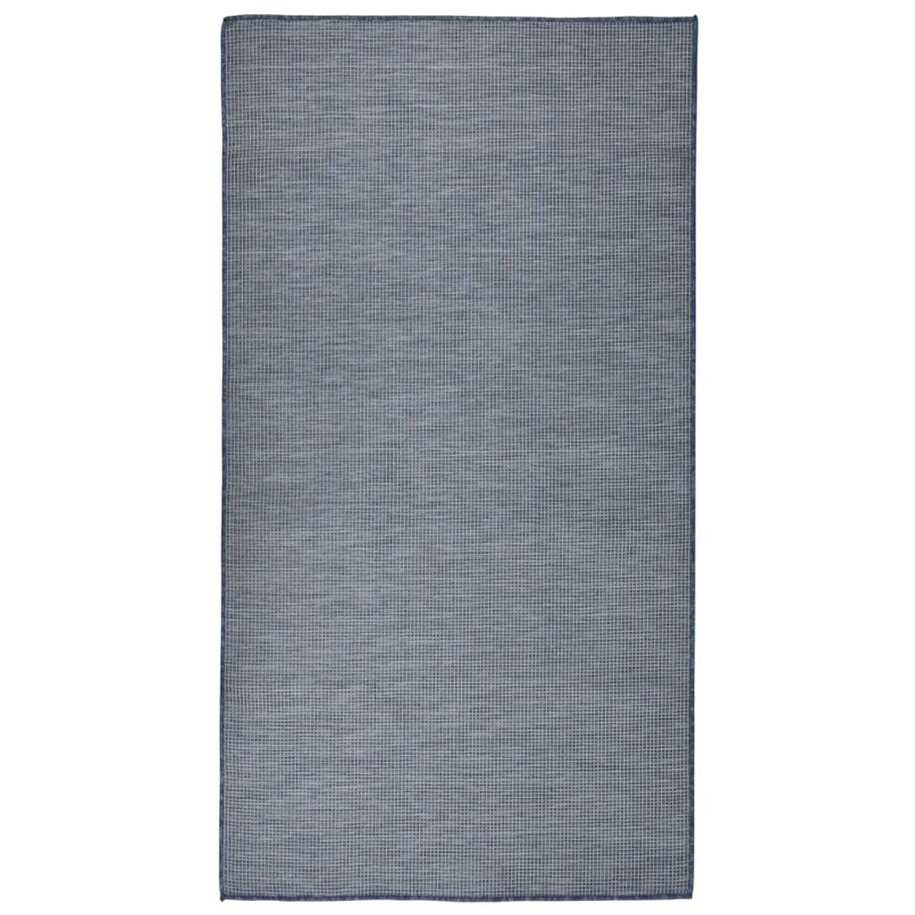 Petrashop  Venkovní hladce tkaný koberec 80x150 cm modrá