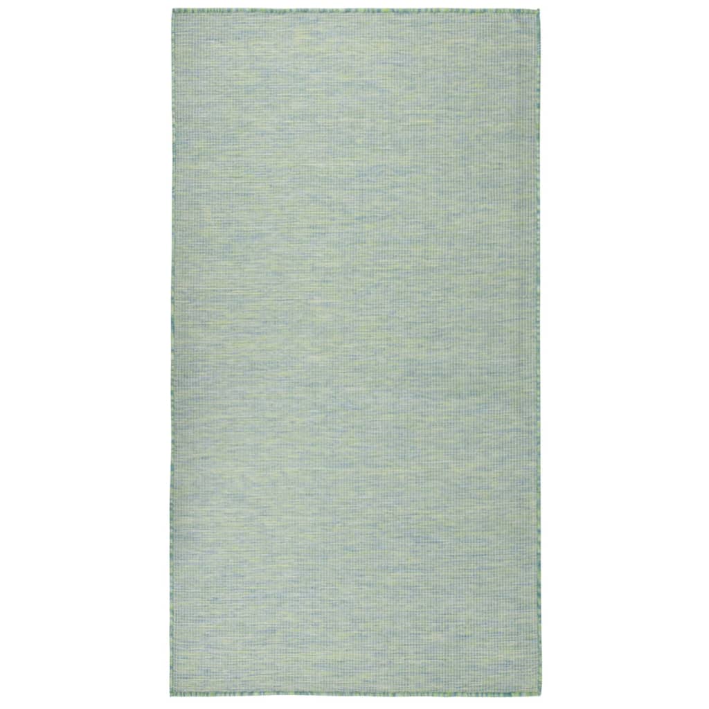 Petrashop  Venkovní hladce tkaný koberec 80x150 cm tyrkysová