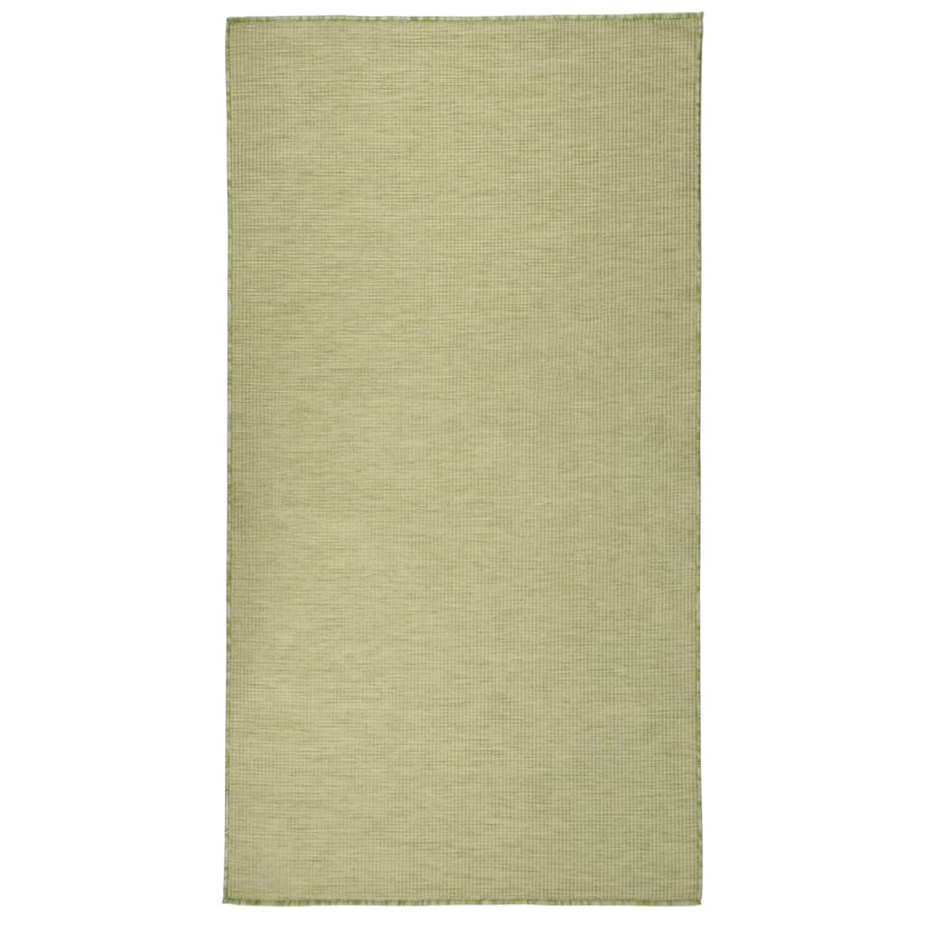 vidaXL Ulkomatto Flatweave 80x150 cm vihreä