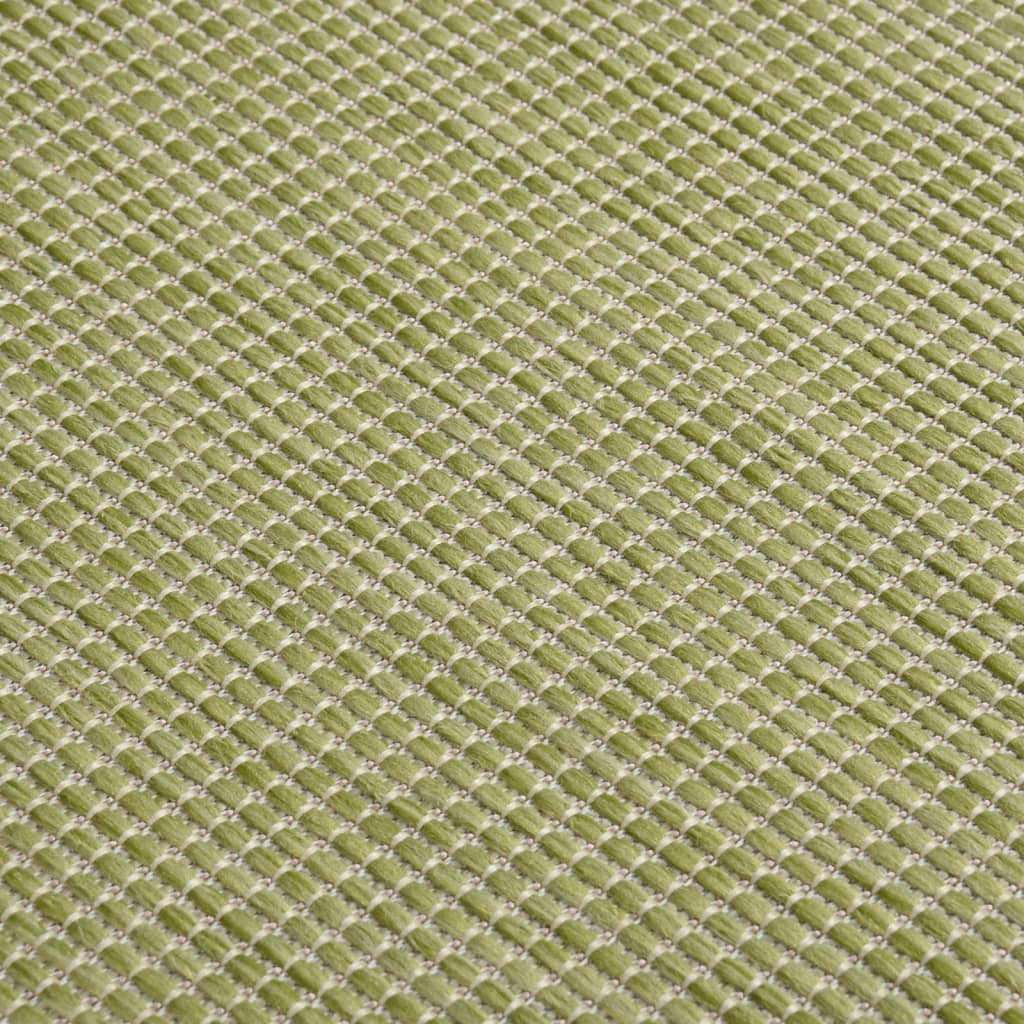 Lauko kilimėlis, žalios spalvos, 80x150cm, plokščio pynimo | Stepinfit.lt