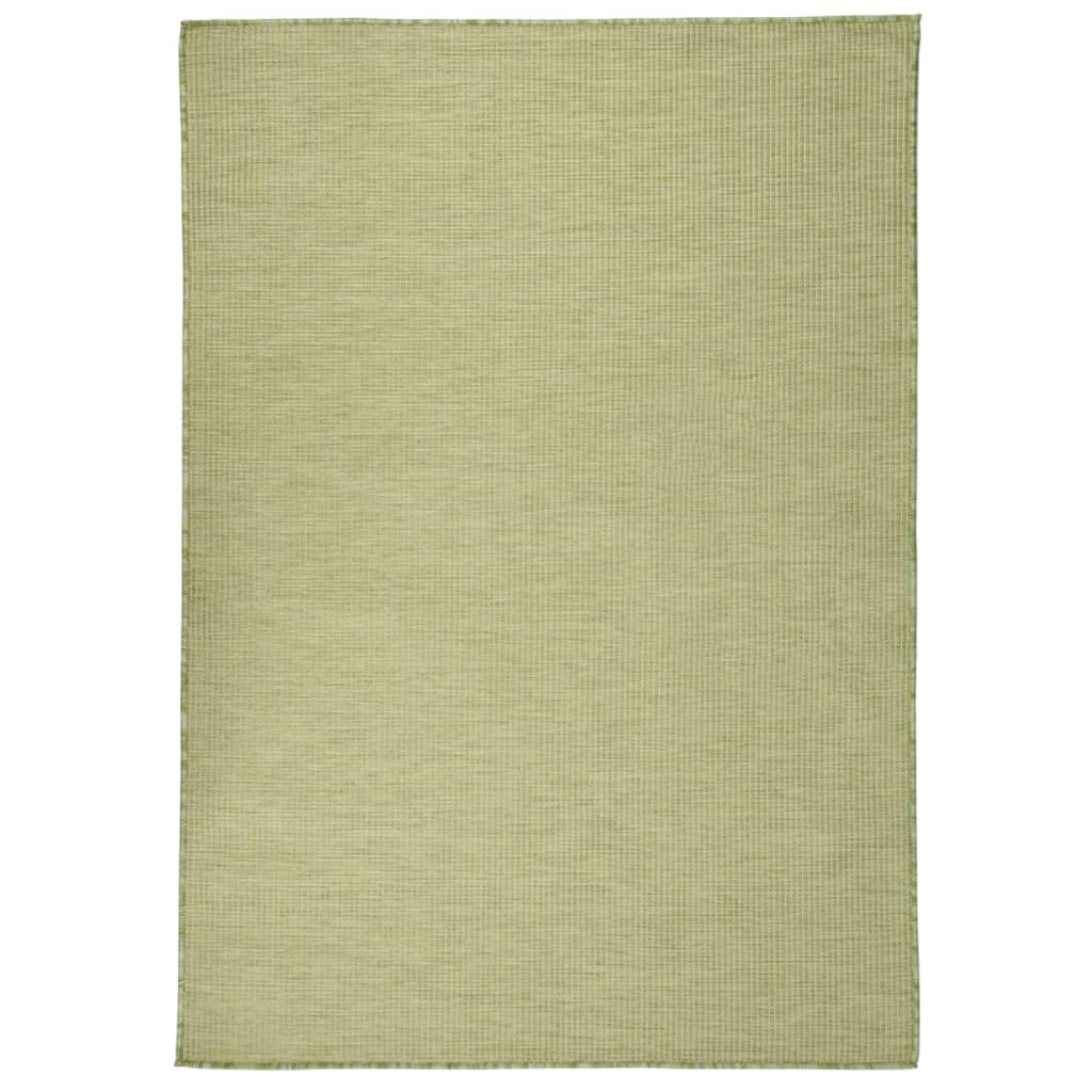 Vanjski tepih ravnog tkanja 160 x 230 cm zeleni Tepisi Naručite namještaj na deko.hr